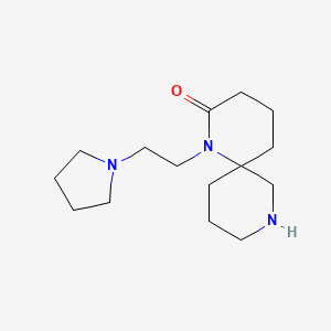 1-(2-(Pyrrolidin-1-yl)ethyl)-1,8-diazaspiro[5.5]undecan-2-one