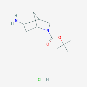 tert-Butyl 5-amino-2-aza-bicyclo[2.2.1]heptane-2-carboxylate hydrochloride
