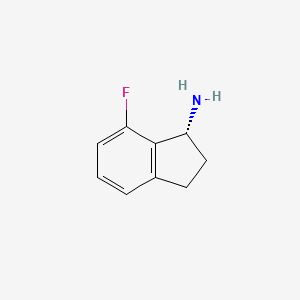 (1R)-7-fluoro-2,3-dihydro-1H-inden-1-amine