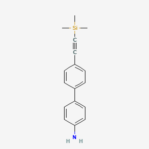 4'-[(Trimethylsilyl)ethynyl][1,1'-biphenyl]-4-amine