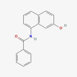 molecular formula C17H13NO2 B15065686 N-(7-Hydroxy-1-naphthyl)benzamide CAS No. 6361-30-4