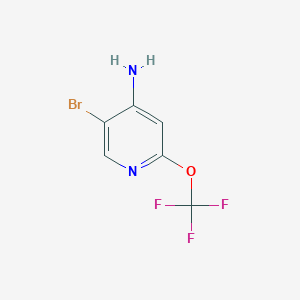 5-Bromo-2-(trifluoromethoxy)pyridin-4-amine