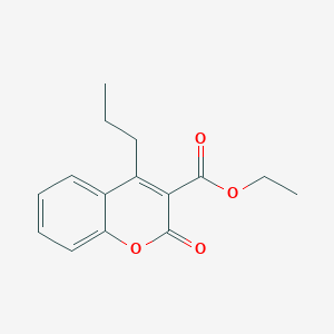 molecular formula C15H16O4 B15065739 Ethyl 2-oxo-4-propyl-2H-chromene-3-carboxylate 