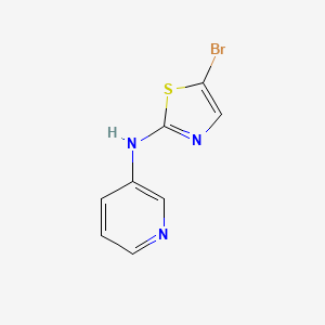 molecular formula C8H6BrN3S B15065752 5-bromo-N-(pyridin-3-yl)thiazol-2-amine 