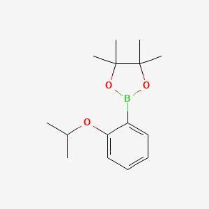 molecular formula C15H23BO3 B15065758 2-(2-Isopropoxyphenyl)-4,4,5,5-tetramethyl-1,3,2-dioxaborolane 