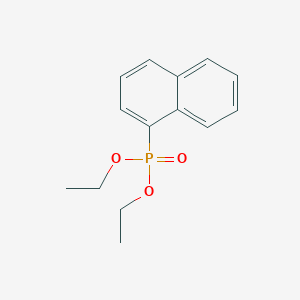 molecular formula C14H17O3P B15065768 Diethyl naphthalen-1-ylphosphonate CAS No. 25944-75-6