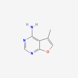 molecular formula C7H7N3O B1506577 5-Methylfuro[2,3-D]pyrimidin-4-amine 