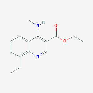 Ethyl 8-ethyl-4-(methylamino)quinoline-3-carboxylate