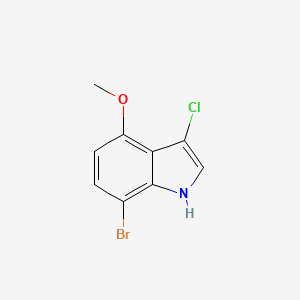 7-Bromo-3-chloro-4-methoxy-1H-indole