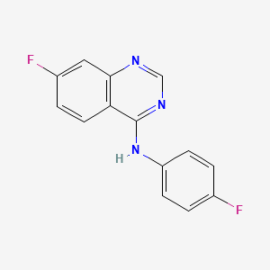 4-Quinazolinamine, 7-fluoro-N-(4-fluorophenyl)-