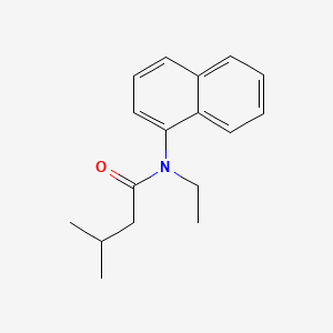 Butanamide, N-ethyl-3-methyl-N-1-naphthalenyl-