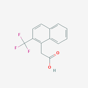 2-(Trifluoromethyl)naphthalene-1-acetic acid