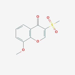 3-(Methanesulfonyl)-8-methoxy-4H-1-benzopyran-4-one