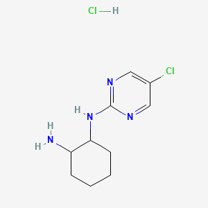 N1-(5-chloropyrimidin-2-yl)cyclohexane-1,2-diamine hydrochloride