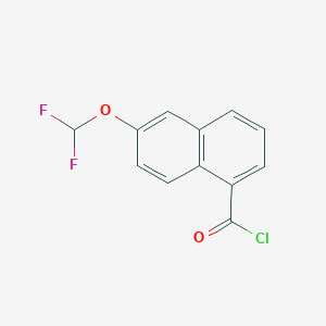 2-(Difluoromethoxy)naphthalene-5-carbonyl chloride