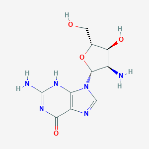 molecular formula C10H14N6O4 B150660 2'-Amino-2'-deoxyguanosine CAS No. 60966-26-9
