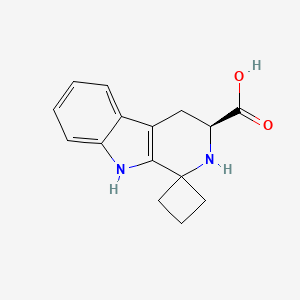 (S)-2',3',4',9'-Tetrahydrospiro[cyclobutane-1,1'-pyrido[3,4-B]indole]-3'-carboxylic acid