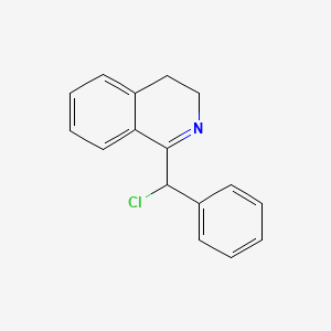 1-(Chloro(phenyl)methyl)-3,4-dihydroisoquinoline