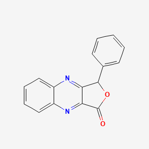 molecular formula C16H10N2O2 B15066045 3-Phenylfuro[3,4-b]quinoxalin-1(3H)-one CAS No. 792-12-1