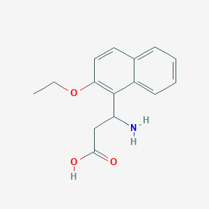 3-Amino-3-(2-ethoxynaphthalen-1-YL)propanoic acid