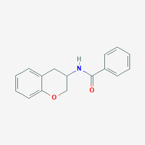 molecular formula C16H15NO2 B15066108 N-(3,4-Dihydro-2H-1-benzopyran-3-yl)benzamide CAS No. 539857-57-3