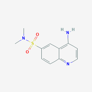 4-Amino-N,N-dimethylquinoline-6-sulfonamide