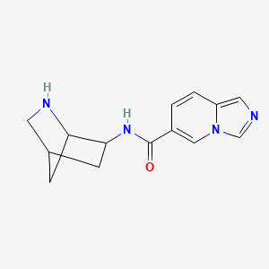 N-(2-Azabicyclo[2.2.1]heptan-6-yl)imidazo[1,5-a]pyridine-6-carboxamide