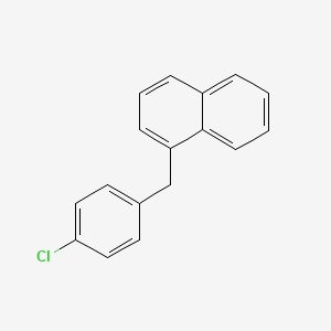 molecular formula C17H13Cl B15066137 1-(4-Chlorobenzyl)naphthalene 