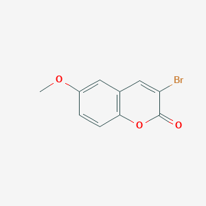 molecular formula C10H7BrO3 B15066154 3-Bromo-6-methoxy-2H-chromen-2-one 