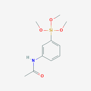 N-(3-(Trimethoxysilyl)phenyl)acetamide