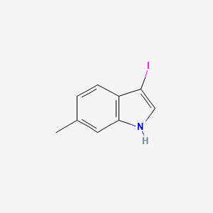 molecular formula C9H8IN B15066197 3-iodo-6-methyl-1H-indole 