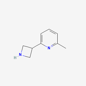 molecular formula C9H12N2 B1506620 2-(Azetidin-3-yl)-6-methylpyridine 