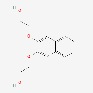 molecular formula C14H16O4 B15066291 2-[3-(2-Hydroxy-ethoxy)-naphthalen-2-yloxy]-ethanol CAS No. 89012-04-4