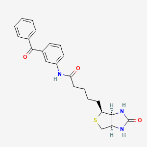 5-[(3aS,4S,6aR)-2-oxo-hexahydro-1H-thieno[3,4-d]imidazolidin-4-yl]-N-(3-benzoylphenyl)pentanamide