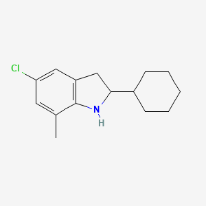 5-Chloro-2-cyclohexyl-7-methylindoline