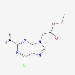 Ethyl 2-(2-amino-6-chloro-9H-purin-9-yl)acetate