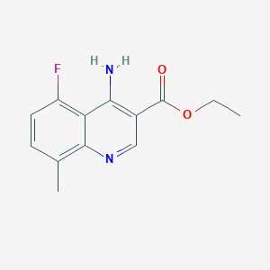 Ethyl 4-amino-5-fluoro-8-methylquinoline-3-carboxylate