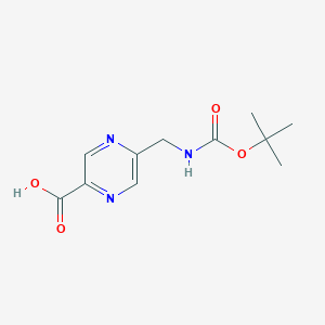 5-(((tert-Butoxycarbonyl)amino)methyl)pyrazine-2-carboxylic acid