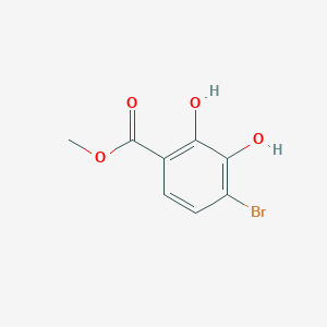 molecular formula C8H7BrO4 B15066407 Methyl 2,3-dihydroxy-4-bromobenzoate 