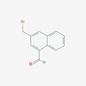 2-(Bromomethyl)naphthalene-4-carboxaldehyde