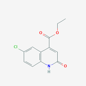 Ethyl 6-chloro-2-oxo-1,2-dihydroquinoline-4-carboxylate