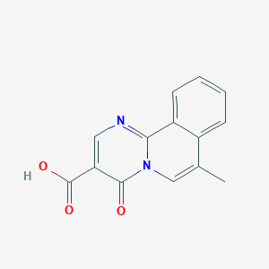 7-Methyl-4-oxo-4H-pyrimido[2,1-A]isoquinoline-3-carboxylic acid