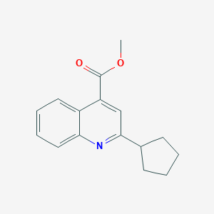 molecular formula C16H17NO2 B15066436 Methyl 2-cyclopentylquinoline-4-carboxylate CAS No. 753487-83-1