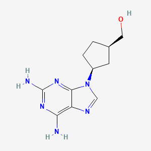 [(1R,3S)-3-(2,6-diaminopurin-9-yl)cyclopentyl]methanol