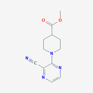 Methyl 1-(3-cyanopyrazin-2-yl)piperidine-4-carboxylate