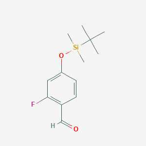 4-((tert-Butyldimethylsilyl)oxy)-2-fluorobenzaldehyde