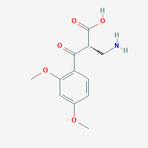 (R)-2-(Aminomethyl)-3-(2,4-dimethoxyphenyl)-3-oxopropanoic acid