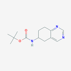 molecular formula C13H19N3O2 B15066524 tert-Butyl (5,6,7,8-tetrahydroquinazolin-6-yl)carbamate 