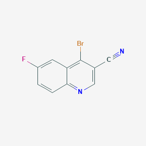 4-Bromo-6-fluoroquinoline-3-carbonitrile