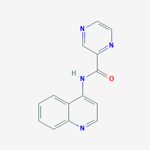 N-(Quinolin-4-yl)pyrazine-2-carboxamide